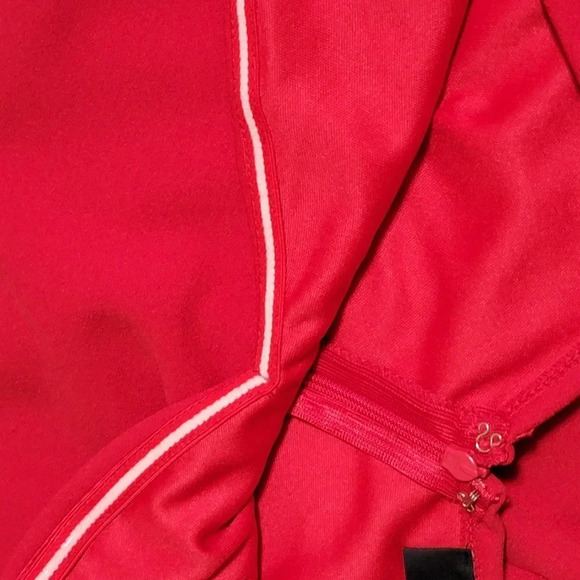 LULUS Dress Womens Medium Baby Be Mine Red Off Shoulder Bodycon Mini Cocktail - Picture 11 of 14